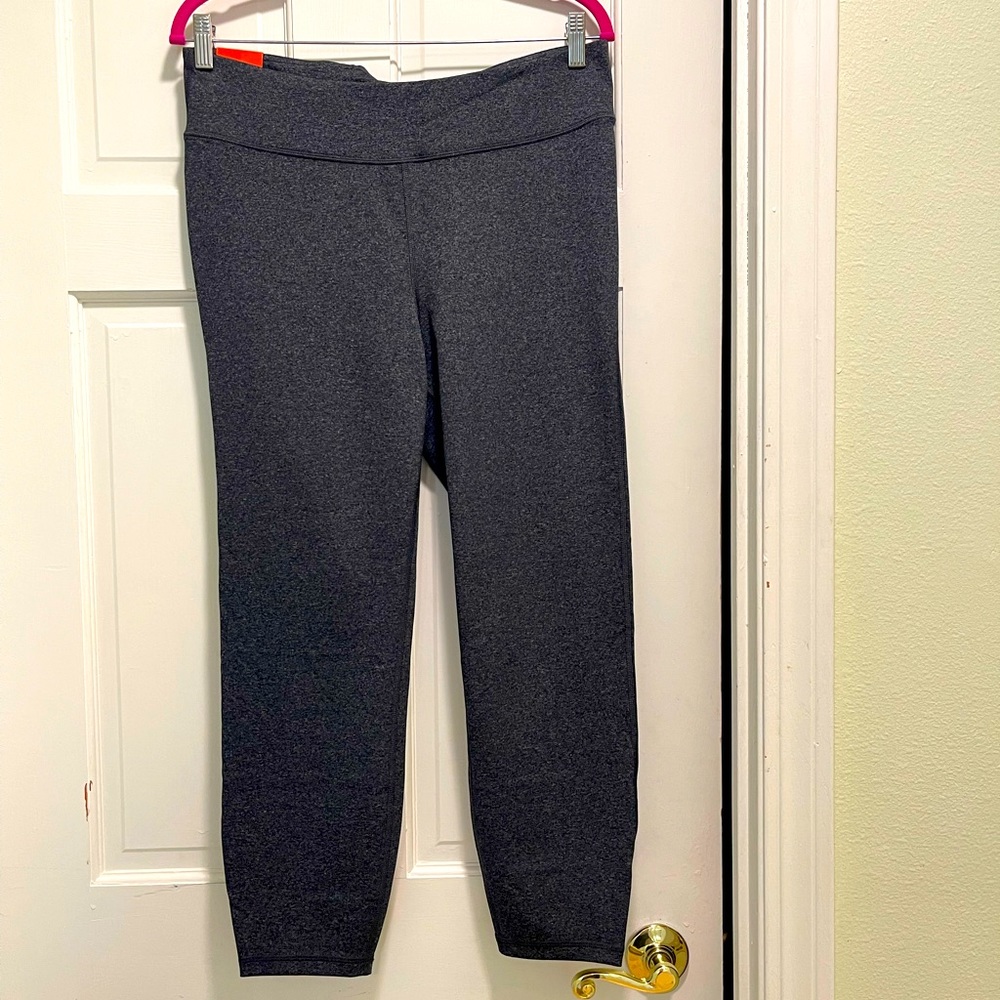 J. Crew 7/8 Leggings Size XL, Charcoal gray